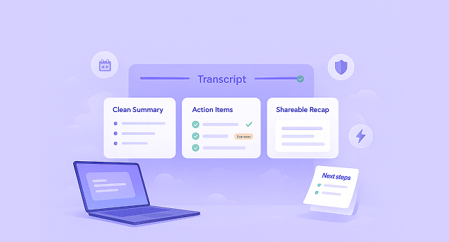 Best Fireflies.ai Alternatives: 9 Tools for Transcripts, Actions, and Recaps